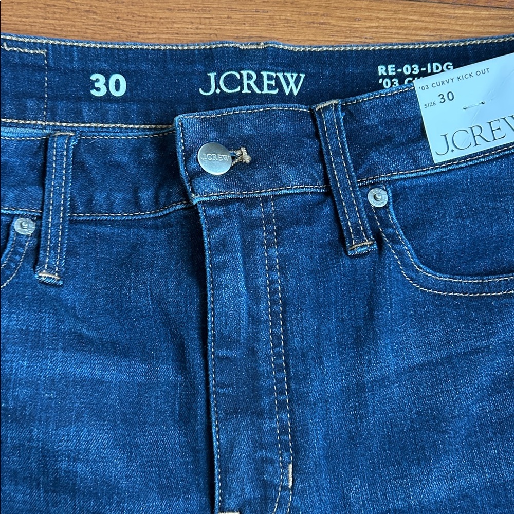 J.Crew- NWT ‘03 curvy kick out indigo jean🌟Final price 🌟 - Picture 3 of 7
